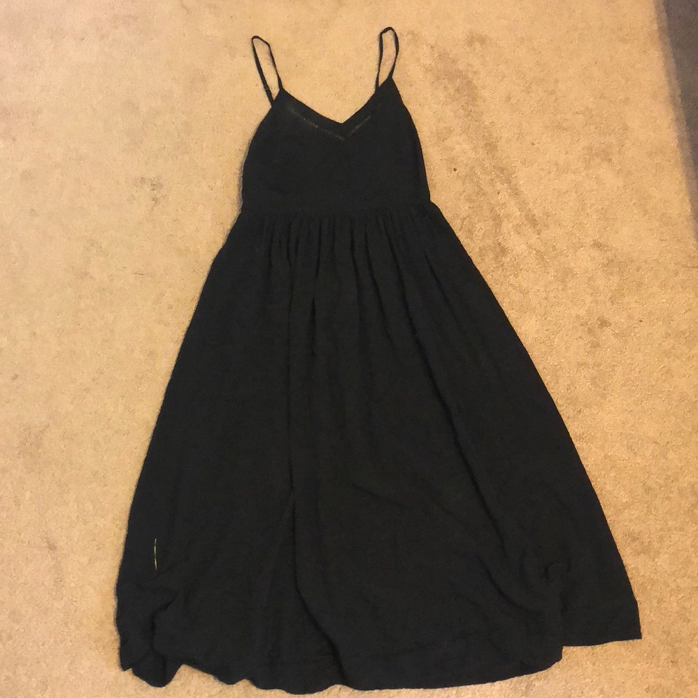 Long black dress